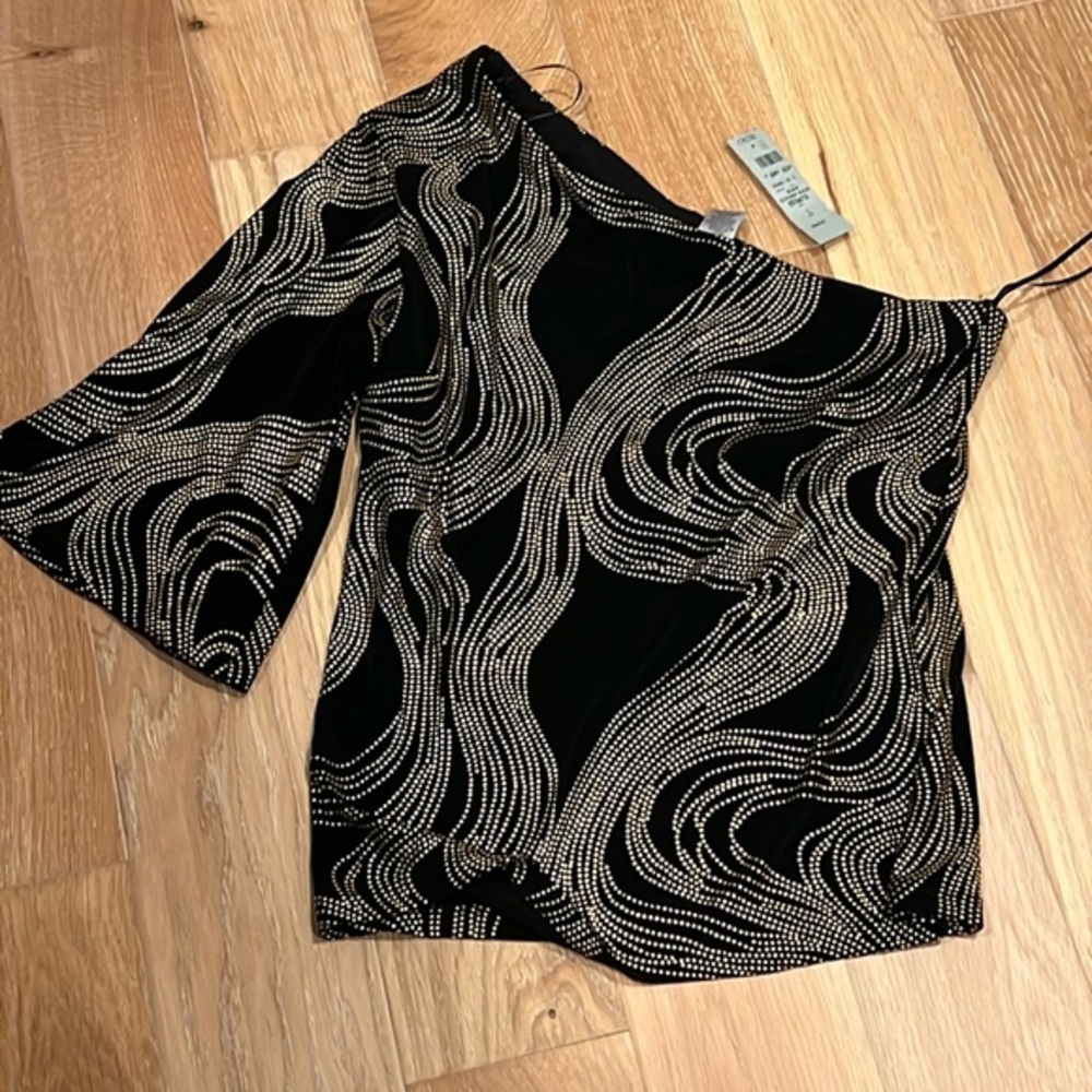 Cache new with tags one shoulder‎ dress top